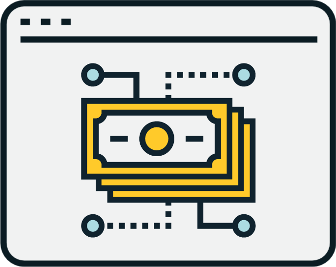 Illustration of AI-powered bookkeeping processes by Agile BK